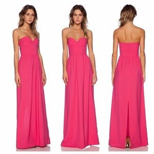 Toby Heart Ginger Contour Bodice Maxi Dress